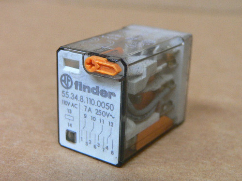 Finder 55.34.8.110.0050 General Purpose Relay Finder 55.34.8.110.0050 General Purpose Relay