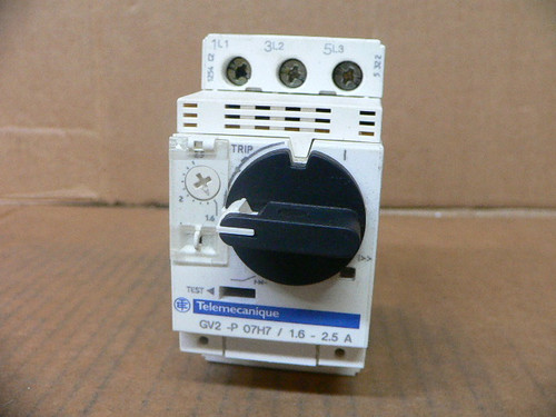 Telemecanique Gv2-P07h7 Manual Starter 1.6-2.5A Telemecanique Gv2-P07h7 Manual Starter 1.6-2.5A