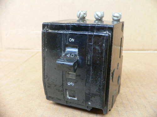 Square D Qo340 3-Pole 40 A Circuit Breaker