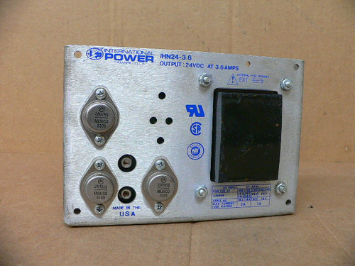 International Power Ihn24-3.6 24Vdc Power Supply International Power Ihn24-3.6 24Vdc Power Supply