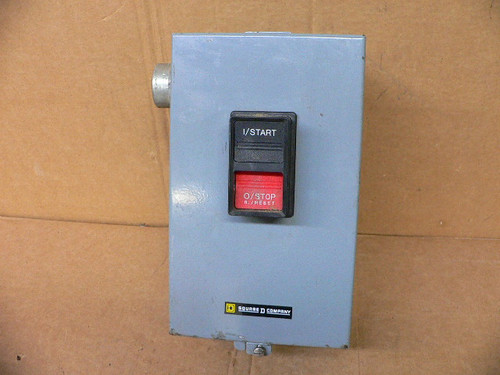 Square D 2510Mba2 Manual Starter And Enclosure 5-3/4" W 10-1/4" T 5" L