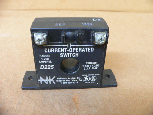 Neilsen-Kuljian D225 Current Operated Switch Neilsen-Kuljian D225 Current Operated Switch