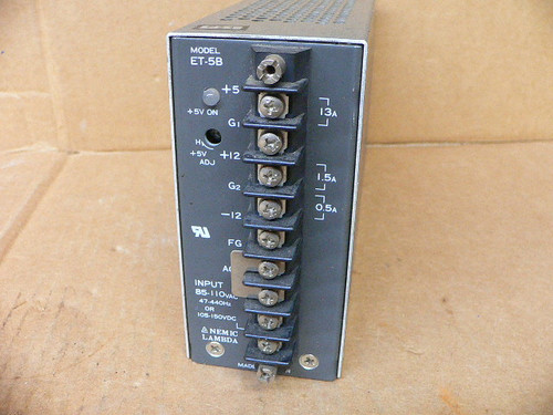 Nemic Lambda Et-5B Power Supply 85-110Vac Nemic Lambda Et-5B Power Supply 85-110Vac