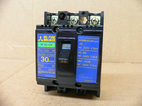 Mitsubishi Nf30-Cb Circuit Breaker 30A Mitsubishi Nf30-Cb Circuit Breaker 30A