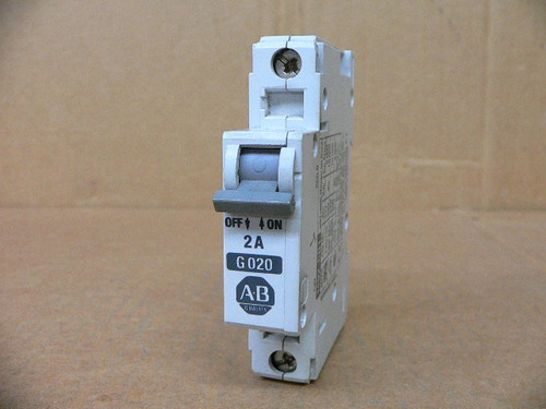 Allen Bradley 1492-Cb1 G020 Circuit Breaker 2A Allen Bradley 1492-Cb1 G020 Circuit Breaker 2A
