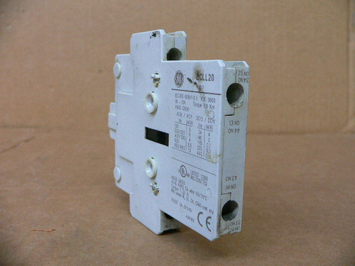 Ge General Electric Bcll20 Auxiliary Contact Ge General Electric Bcll20 Auxiliary Contact