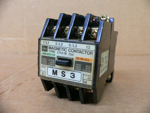 Toshiba Corporation C11a-W (1A) Magnetic Contactor 200/220V Toshiba Corporation C11a-W (1A) Magnetic Contactor 200/220V
