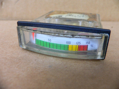 Shibukawa Tem-45E Analog Output Panel Meter - 0-150%