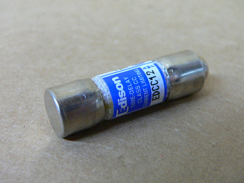 Edison Edcc-12 Edcc12 600Vac 12A Time Delay Fuse Edison Edcc-12 Edcc12 600Vac 12A Time Delay Fuse