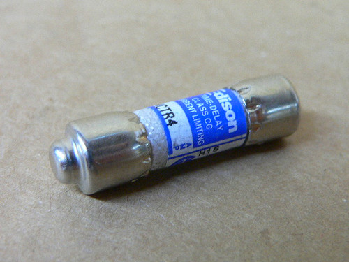 Edison Hctr4 Fast Acting Current Limiting Fuse 4A Edison Hctr4 Fast Acting Current Limiting Fuse 4A