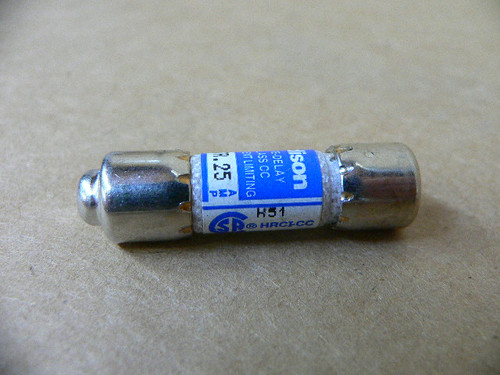 Edison Hctr.25, 0.25A 600V Cartridge Fuse Edison Hctr.25, 0.25A 600V Cartridge Fuse