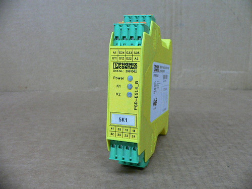 Phoenix Contact Psr-Spp-24Uc/Esl4/3X1/1X2/B Safety Relay