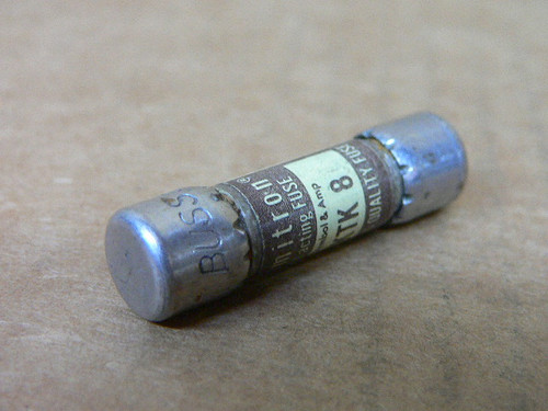 Bussmann Limitron Ktk 8 Fuse 8A Bussmann Limitron Ktk 8 Fuse 8A