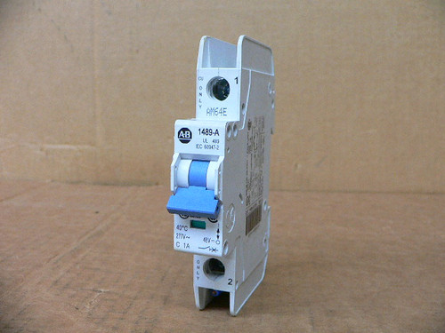 Allen-Bradley 1489-A1c010 1-Pole 1A Circuit Breaker Allen-Bradley 1489-A1c010 1-Pole 1A Circuit Breaker
