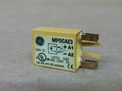 General Electric Mp0cae3 Surge Suppressor 24V General Electric Mp0cae3 Surge Suppressor 24V