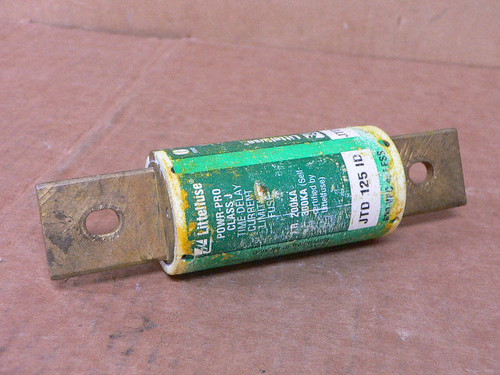 Littelfuse Jtd 125 Class J Time Delay 125A Fuse 600V Littelfuse Jtd 125 Class J Time Delay 125A Fuse 600V