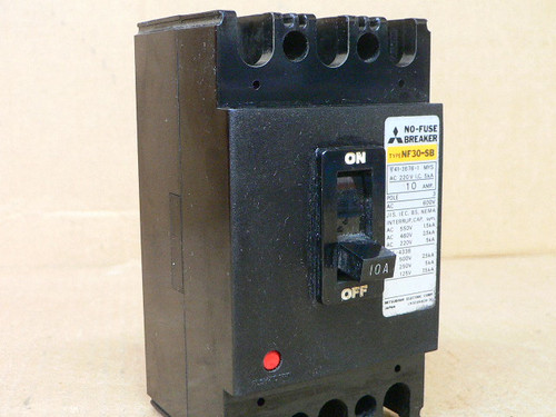 Mitsubishi Nf30-Sb 10A 3 Pole Breaker Mitsubishi Nf30-Sb 10A 3 Pole Breaker