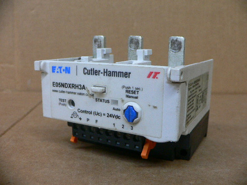 Cutler-Hammer E05ndxrh3a Solid State Overload Cutler-Hammer E05ndxrh3a Solid State Overload