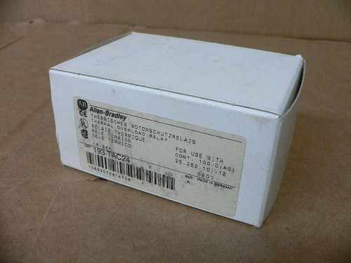 Allen Bradley 193-Tac24 Thermal Overload Relay Allen Bradley 193-Tac24 Thermal Overload Relay