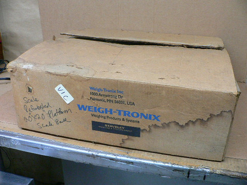 Weigh-Tronix Scale Base Platform 20'' X 20'' Weigh-Tronix Scale Base Platform 20'' X 20''