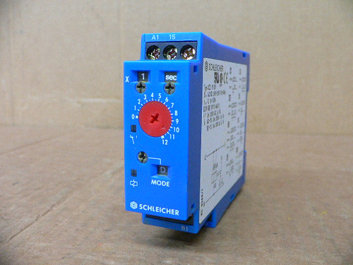 Schleicher Kzl 91 (B) 0.1-120H Electronic Multi-Function Timer Relay Schleicher Kzl 91 (B) 0.1-120H Electronic Multi-Function Timer Relay