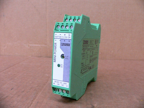 Phoenix Contact Mini-Ps-12-24Dc/5-15Dc/2 Power Supply Phoenix Contact Mini-Ps-12-24Dc/5-15Dc/2 Power Supply