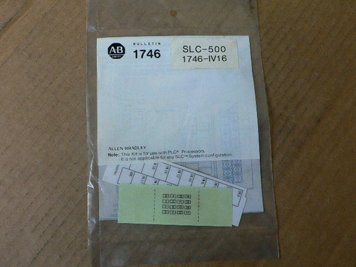 Allen Bradley 1746-Iv16 Slc 500 Dc 16-Point Input Module Allen Bradley 1746-Iv16 Slc 500 Dc 16-Point Input Module