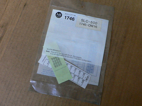 Allen Bradley 1746-Rl54 Series A Octal Label Kit For 1746-Ow16 Allen Bradley 1746-Rl54 Series A Octal Label Kit For 1746-Ow16