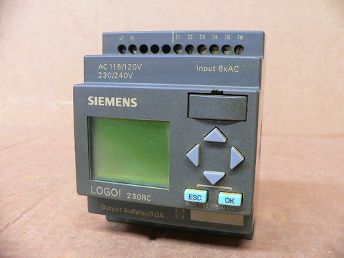 Siemens 6Ed1 052-1Fb00-0Ba1 Logo 24Rc Logic Module