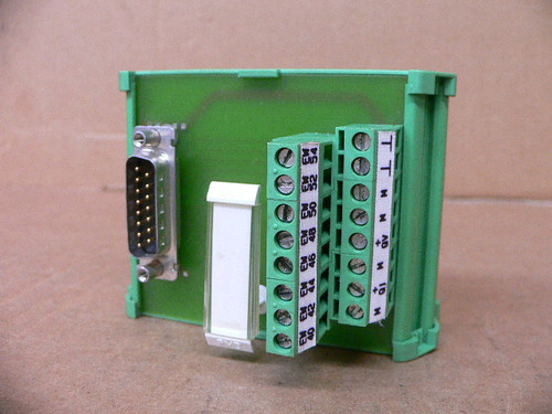Phoenix Contact Flkm-D15 Sub/S/An-I/O/S95 Terminal Block 2289492 Phoenix Contact Flkm-D15 Sub/S/An-I/O/S95 Terminal Block 2289492