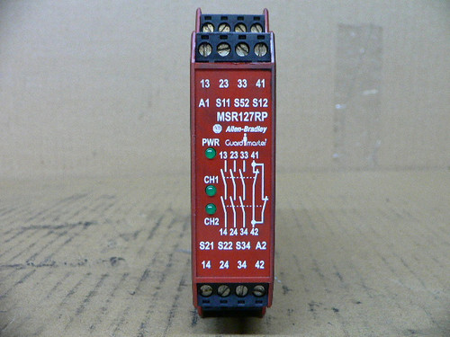 Allen Bradley 440R-N23134 Series A Or B Guardmaster Safety Relay 115Vac