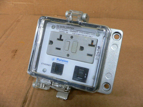 Ralston/Grace Port P-R2-K3rf3-U400 N12/4 Ethernet Gfci 3A Cb Gfci Ralston/Grace Port P-R2-K3rf3-U400 N12/4 Ethernet Gfci 3A Cb Gfci
