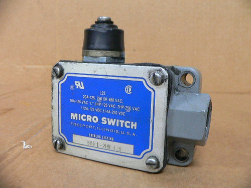 Honeywell Micro Switch Baf1-2Rn-Lh Snap Limit Switch Honeywell Micro Switch Baf1-2Rn-Lh Snap Limit Switch