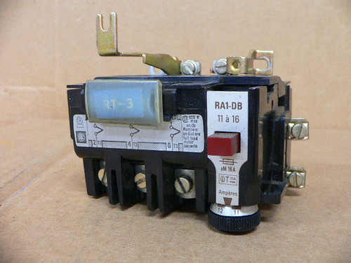 Telemecanique Ra1-Db 11-16 Overload Relay Telemecanique Ra1-Db 11-16 Overload Relay