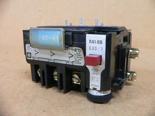 Telemecanique Ra1-Bb Thermal Overload Relay 0.63-1A Telemecanique Ra1-Bb Thermal Overload Relay 0.63-1A
