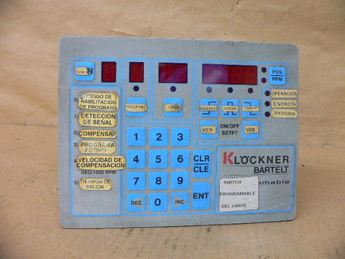 Klockner Bartlet 500081-20 Programmable Limit Switch