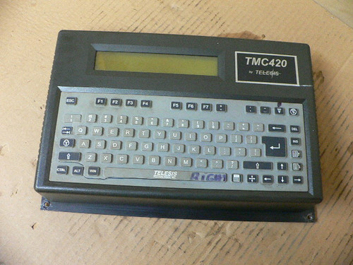 Telesis Tmc420 Controller Lcd Display Keyboard Pinstamp Marking System Terminal