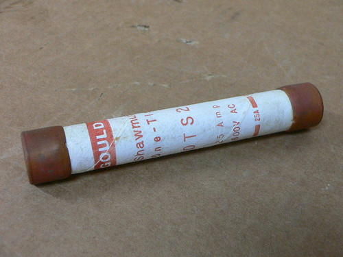 Gould Shawmut Ots25 One Time Fuse 25A 600V Gould Shawmut Ots25 One Time Fuse 25A 600V