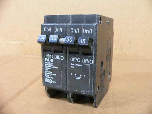Eaton/Cutler Hammer Dnpl153015 Brd2302115 Plug-In Circuit Breaker 15/30A