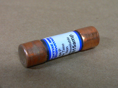 Ferraz Shawmut Nrn15 15A 250V Fuse Type P Ferraz Shawmut Nrn15 15A 250V Fuse Type P