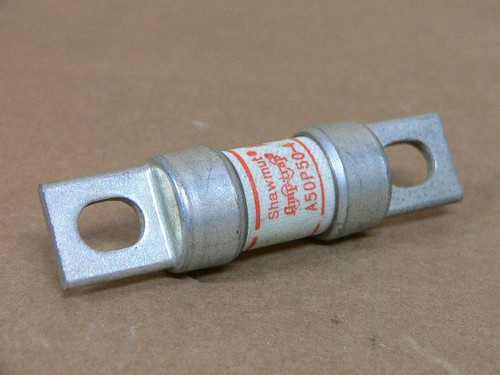Gould Shawmut A50p50-4 50Amp 50A 500V Fast-Acting Type 4 Fuse Gould Shawmut A50p50-4 50Amp 50A 500V Fast-Acting Type 4 Fuse