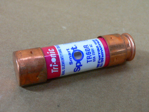 Ferraz Shawmut Tr60r Tri-Onic Fuse Smart Spot Indicator 60A Ferraz Shawmut Tr60r Tri-Onic Fuse Smart Spot Indicator 60A