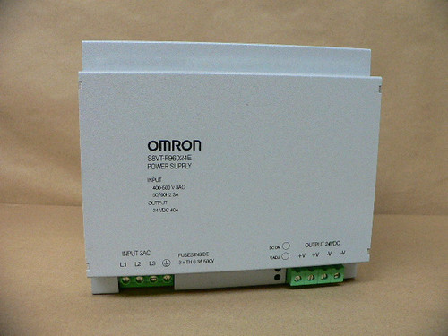 Omron S8vt-F96024e S8vtf96024e Power Supply 960W 320-500Vac 3Ph In 40A 24Vdc Out Omron S8vt-F96024e S8vtf96024e Power Supply 960W 320-500Vac 3Ph In 40A 24Vdc Out