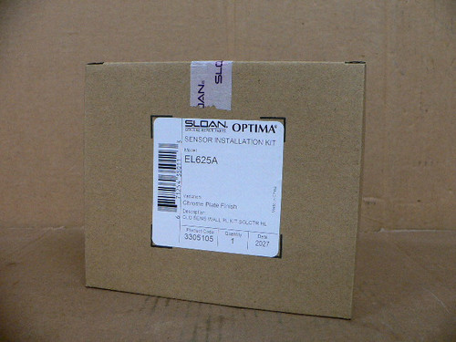 Sloan Optima El625a Sensor Installation Kit Chrome Wall Plate Finish