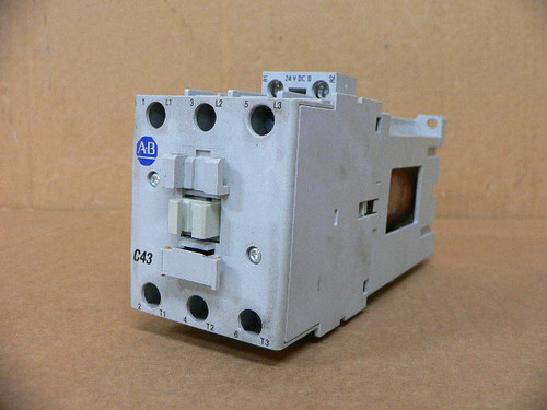 Allen Bradley 100-C43dj00 Contactor 24 Vdc Coil Allen Bradley 100-C43dj00 Contactor 24 Vdc Coil