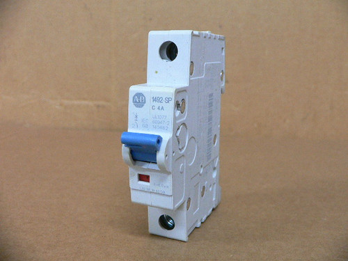 Allen Bradley 1492-Spm1c040 Circuit Breaker 4A 1 Pole Allen Bradley 1492-Spm1c040 Circuit Breaker 4A 1 Pole