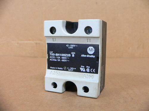 Allen Bradley 700-Sh10hz25 Solid State Relay Allen Bradley 700-Sh10hz25 Solid State Relay