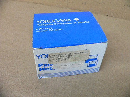 Yokogawa Yca 251-324-Ecrx Panel Meter Brand New