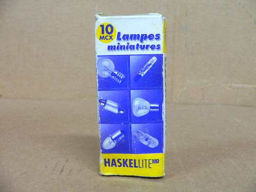 Haskellite 967 125V 025A Mini Indicator Lamps (Lot Of 2) Haskellite 967 125V 025A Mini Indicator Lamps (Lot Of 2)