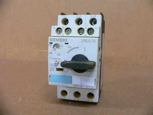 Siemens 3Rv1421-Ofa10 Sirius Circuit Breaker